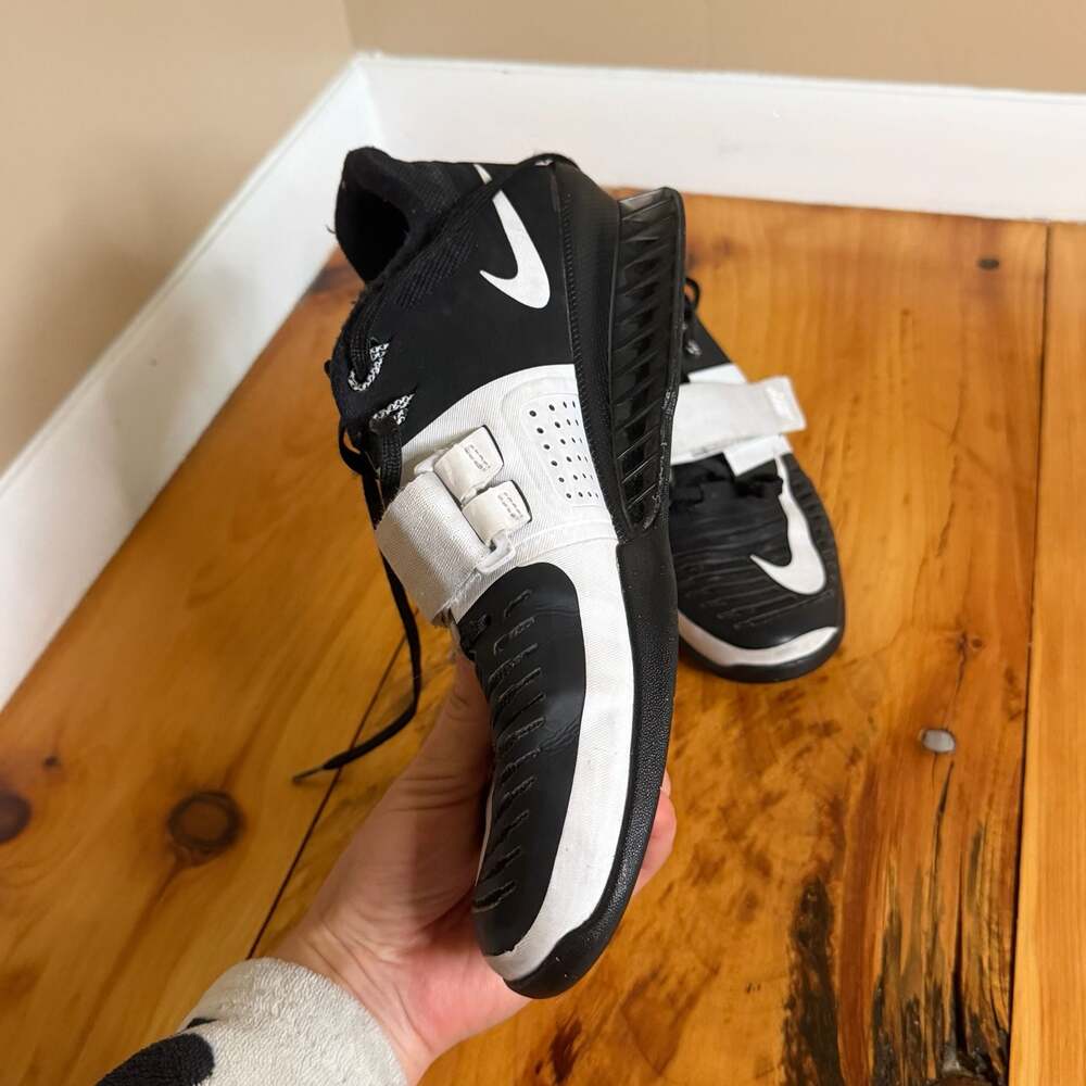 Nike Romaleos 3 Weightlifting Shoes Black White Flywire